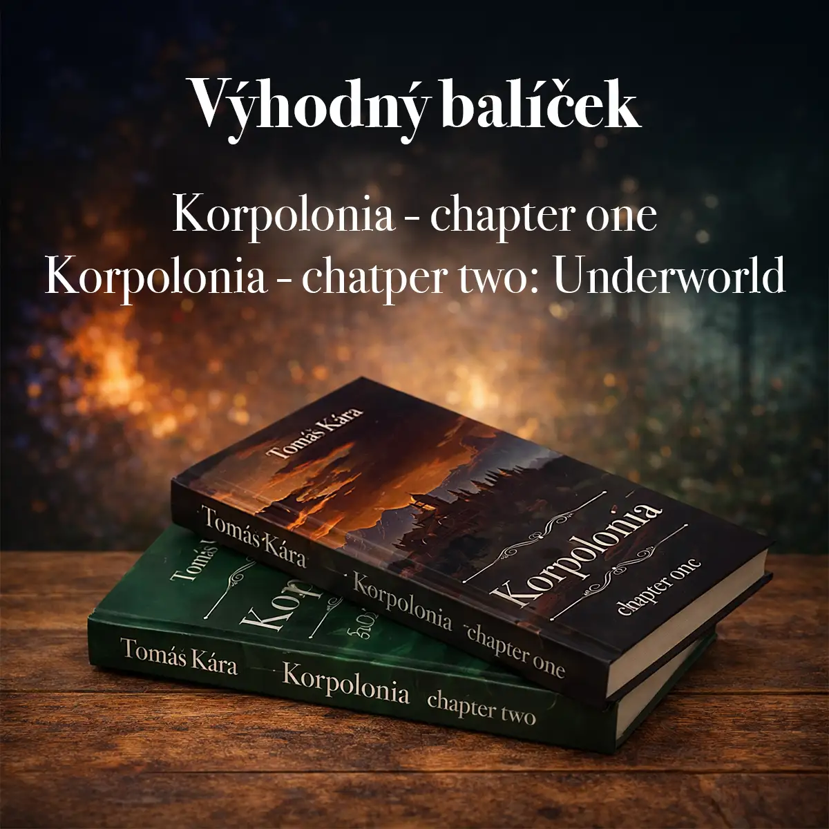 Korpolonia 1+2 komplet (tištěné knihy)